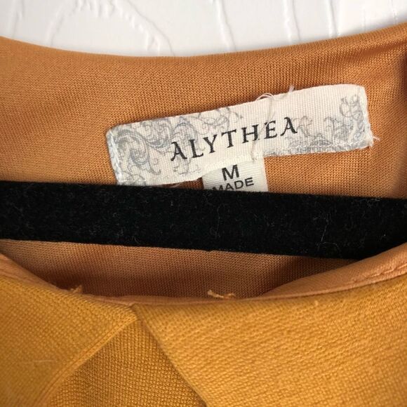 Mustard Yellow sleeveless dress size M - Picture 3 of 6